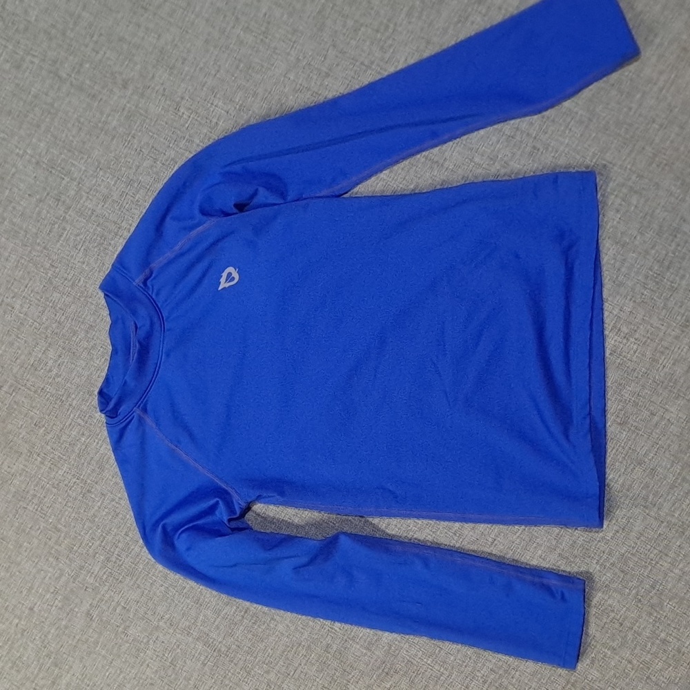 BA Leaf Dri Fit Heavy Long Sleeve Blue Boys YMD